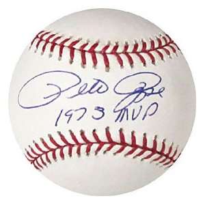 Pete Rose 1973 MVP Autographed / Signed Baseball (Global)  
