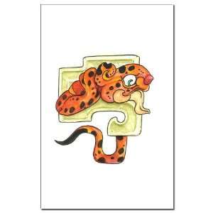  mayan jaguar tattoo design Dragon Mini Poster Print by 