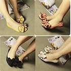 2012 Summer Cute Candy Color Bowknot Flower Flat Ballet Shoes Slip on 