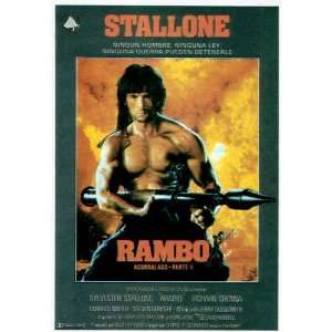  Rambo First Blood, Part 2 Poster Spanish B 27x40 