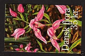 Denmark Scott 921   Facit HS54   booklet   Flowers  