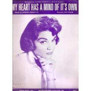  Sheet Music My Heart Has A Mind Of Its Own Connie Francis 