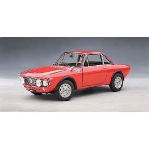   Lancia Fulvia 1.6HF Fanal One Red Diecast 1/1 Autoart Toys & Games