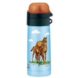 Alfi 35327640035 0.35 Liter ISO Bottle, Horses, Blue  