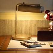 Product Image. Title Vernon Task Lamp in Hand Rubbed Antique Brass
