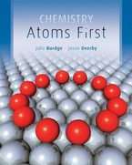 Chemistry Atoms First by Julia Burdge and Jason Overby 2011, Hardcover 