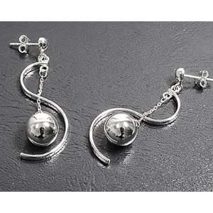  Sterling Silver Earrings   Size 36mm Jewelry
