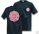 New Fire Department NYFD LAFD T Shirt Large