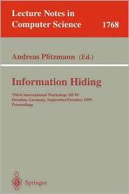   , (354067182X), Andreas Pfitzmann, Textbooks   