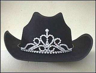 Costumes Cowgirl Rodeo Queen RhineStone Hat Tiara  
