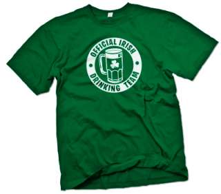 Irish Drinking Team St. Patricks Day Beer T Shirt NWT  