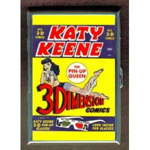  KATY KEENE 3D SEXY COMIC BOOK ID Holder, Cigarette Case or 