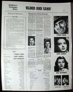   50s Press Sheets Gene Tierney James Stewart Tyrone Power  