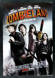 ZOMBIELAND * 1SH DOUBLE SIDED ORIGINAL MOVIE POSTER ZOMBIE NM M C9 C10 