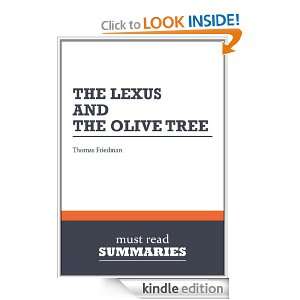 Summary The Lexus and the Olive Tree   Thomas Friedman Understanding 