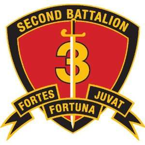  2nd Battalion 3rd Marine Regiment sticker vinyl decal 4 x 