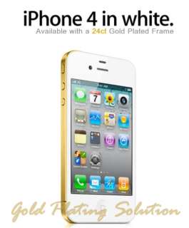 NEW iPhone 4 Gold Plated 24ct Frame + 24k Lamborghini Back FACTORY 