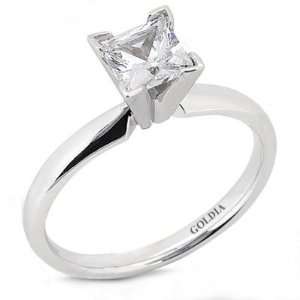  1.25 Ct. Princess Cut Diamond Engagement Ring Jewelry
