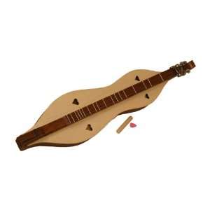  Mountain Dulcimer, 4 String, Hearts Musical Instruments