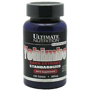  Ultimate Nutrition Yohimbe Bark Extract 100tabs Health 
