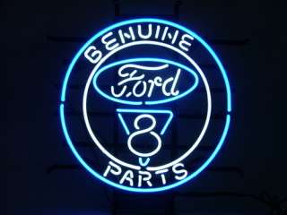 New FORD V8 AMERICAN AUTO BEER BAR PUB NEON LIGHT SIGN  