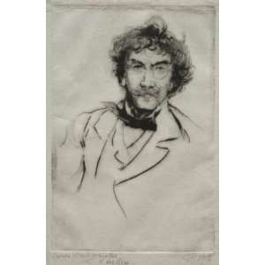   Helleu   24 x 36 inches   James MacNeill Whistler