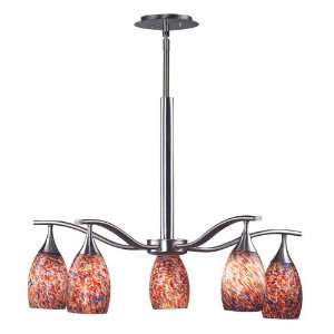  Kenroy Lighting 44305BS CONF Medici 5 Light Chandeliers in 