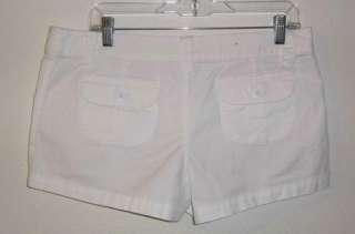 NWOT Mossimo Shorts sz 13 fit 6 white stretchy cotton spandex  