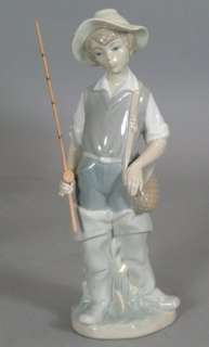 Lladro Figurine 9 Fisher Boy #4809G Mint & Retired  