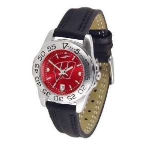  Wisconsin Badgers Sport Leather Anochrome Ladies NCAA 