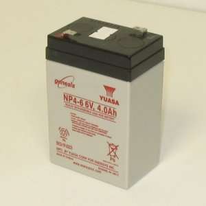  EnerSys Genuine NP4 6 6V 4Ah Sealed Lead Acid Battery 