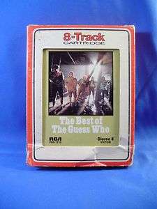   Guess Who   THE BEST OF THE GUESS WHO   (RCA 1710) VG+ 8 Track  
