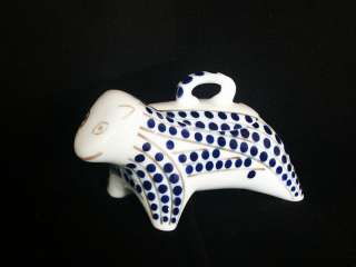 Sargadelos Spain Porcelain Ceramic Animal Bear Jar NEW  