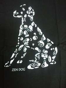 Mag Rags Zen Dog Yin Yang T Shirt Tee Dog Lover Agility Obedience 