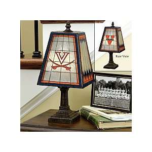 Virginia Cavaliers Official 14 Art Glass Lamp  Sports 