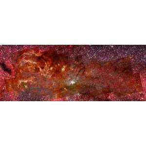 Hubble Space Telescope Astronomy Poster Print   HST Spitzer Composite 