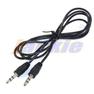 5mm MALE to MALE STEREO AUDIO AUX EXTENSION CABLE ADAPTER FOR IPOD 
