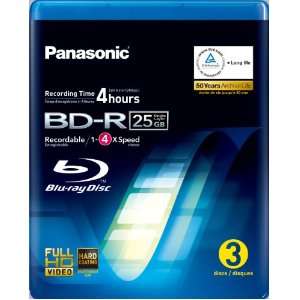  Panasonic BDR 25Gb 4x Pack 3  Players & Accessories