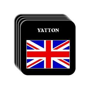 UK, England   YATTON Set of 4 Mini Mousepad Coasters 
