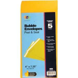  New Envelopes Bubble Peel & Seal 5Pc 4X7.25 Case Pack 48 