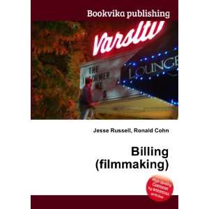  Billing (filmmaking) Ronald Cohn Jesse Russell Books