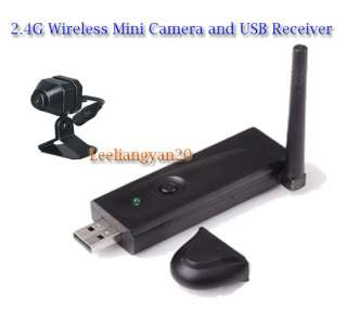 4G Wireless USB CCTV DVR Receiver+Wireless Pinhole Camera C100A