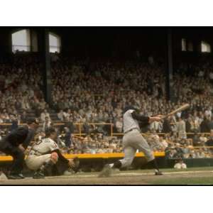  NY Yankees Right Fielder Roger Maris Against Detroit Tigers 