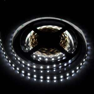 Flexible WHITE LED Strip 16.4ft 300 LED SMD 12V , 5m Ribbon Roll, 5050 