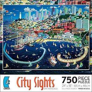  Ceaco City Sights San Francisco Jigsaw Puzzle Toys 
