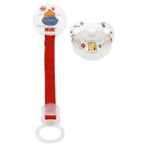  Nuk Disney size 1 silicone pacifier and baby pacifier clip 