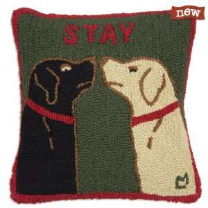  Chandler 4Corners Green STAY Labrador Dog 16 Pillow 