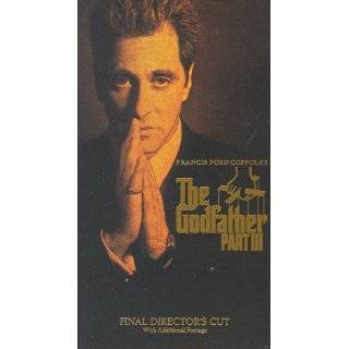 The Godfather, Part III (Final Directors Cut) [VHS] by Francis Ford 