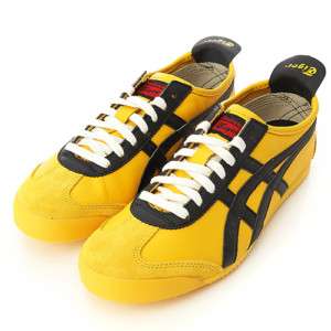 Asics Onitsuka Tiger Mexico 66 Yellow/Black Shoes #T48  