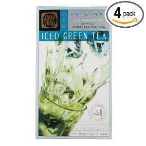 Yamamotoyama Iced Green Tea, Unsweetened, 1.4 Ounce Boxes (Pack of 4 